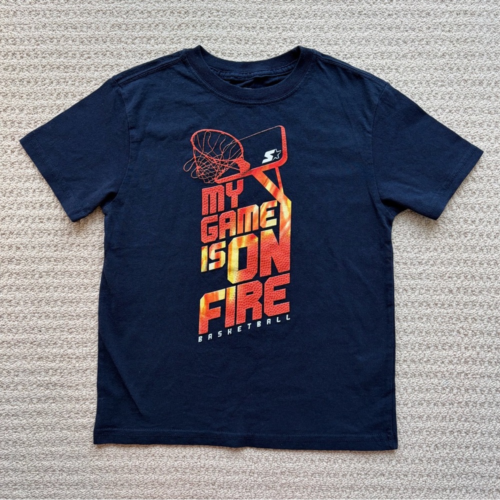 Boys Basketball “My Game is on Fire” T-Shirt